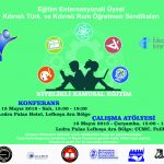 İki Toplumlu Eğitim Konferansı Afişi 15-16 Mayıs 2018